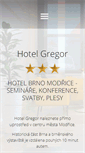 Mobile Screenshot of hotelgregor.cz